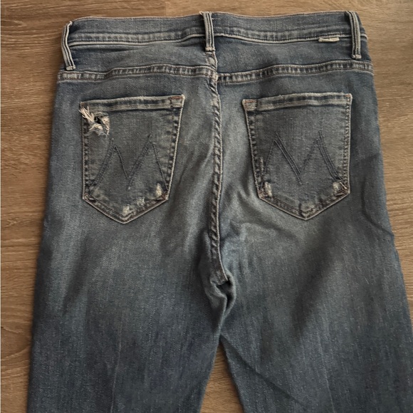 MOTHER denim crop step chew Dancing on coals size 28 - Picture 10 of 10